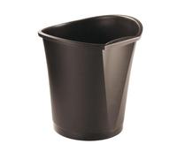 Esselte Basko Papelera 18 Litros Negro (Set de 12)