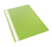 Esselte - Camisa plástica A4 con solapa transparente, color verde, 1 paquete de 25 unidades