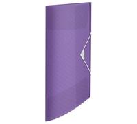 ESSELTE Carpeta Colour Breeze PP A4 Malva con Gomas y Solapas (Set de 20)
