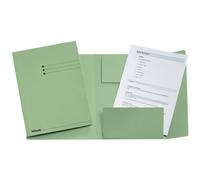 Esselte Carpeta de 3 solapas color verde A4 | 50 unidades