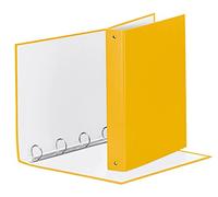 Esselte - Carpeta de anillas, color amarillo Dorso 4 cm
