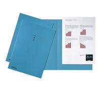 Esselte carpeta de cartón A4 azul | solapas de 10mm | con lados iguales | 100 unidades