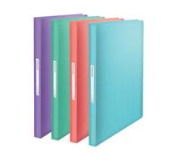 Esselte Carpeta de Fundas Colour Breeze DIN A4, 80 Fundas, Surtidos