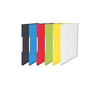 Esselte - Carpeta para documentos (A4, flexible, 40 bolsillos, 80 páginas, fundas transparentes, colores surtidos, VIVIDA, paquete de 20, 624003)
