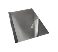 Esselte Dosier Clip File, Capacidad para 60 hojas A4, Plástico flexible, Negro, VIVIDA, 563800