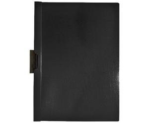 Esselte Dossier Clip PVC A4 con Pinza Metálica Negro (Set de 25)