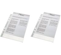 Esselte Economy - Fundas de plástico para documentos (A5, 100 unidades), transparente (Paquete de 2)