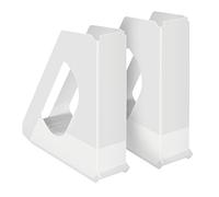 Esselte Revistero Europost de plástico opaco blanco VIVIDA 72x256x260 mm