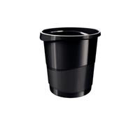 Esselte Eurosport Vivida Papelera, Poliestireno, Negro, 14 L