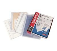 Esselte – Funda multitaladro A4 80 micras polipropileno cristal pack 100 unidades