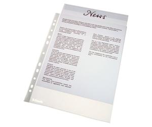ESSELTE Fundas de Polipropileno A4 con 11 Perforaciones, Pack de 10
