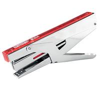 Esselte Grapadora Rápida de Tenaza, Carga Superior, Hasta 15 Hojas, Grapadora Manual Metálica, Hogar, Escuela y Oficina, Grapas Incluidas, Gama Colour'Breeze, Amarillo Coral, 5001544