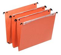 Esselte Carpeta de suspensión vertical dual Orgarex 21628 – A4, fondo en V, naranja, 25 unidades