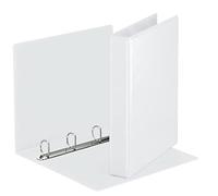 Esselte Group 49700 Essentials - Archivador para presentación (con anillas personalizable, A4, capacidad para 140 hojas, cartón recubierto de polipropileno), color blanco, anillas 30mm