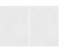 Esselte Group - Fundas (A4, PP, 0,08 mm, apertura a la derecha y parte superior) (Paquete de 2)