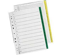 Esselte Índices numéricos de papel Mylar, Tamaño A4, Tipo 1-31, Amarillo, 69874