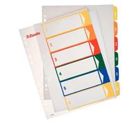 ESSELTE 100212 - Indice de proyectos imprimibles PP DIN A4 1-6