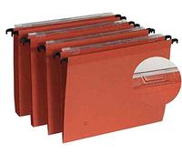 Esselte Kori 10207 - Carpetas colgantes papel kraft, color naranja, 25 unidades