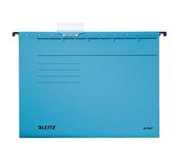Esselte Leitz 19853035 Alpha - Carpetas colgantes (5 unidades de cartón), color azul