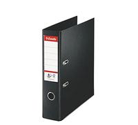 Esselte Leitz 811370 - Archivador plástico con anillas A4 color negro