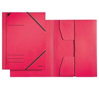 Esselte Leitz - Carpeta, A4, altura de relleno 350 hojas, cartón), color rojo