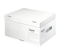 Esselte Leitz Infinity - Caja de cartón para la oficina, color blanco