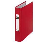 Esselte Leitz Ring Cuaderno A5, 2 anillas, 25 mm, color rojo