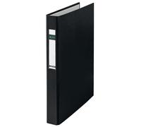 Esselte Leitz Standard - Archivador con anillas A4, negro