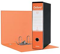 Esselte Oxford - Carpeta con mecanismo de palanca y funda, color Arancione Dorso 8 cm