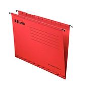 Esselte Pendaflex - Carpeta con ganchos para colgar (tamaño folio, 25 unidades), color rojo