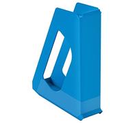 Esselte Revistero A4, Archivador de Escritorio para Catálogos, Folletos, Papeles y Carpetas, Plástico Resistente, Modelo VIVIDA, Azul, 628218