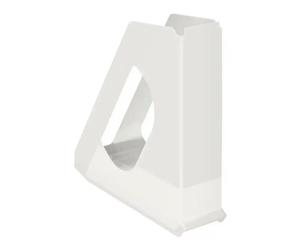 Esselte Revistero Europost de plástico opaco blanco VIVIDA 72x256x260 mm