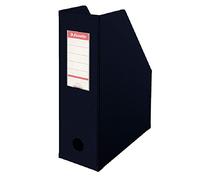 Esselte, revistero PVC, parte trasera de 10 cm, A4, Negro, 56077