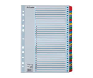 Esselte Separador Numérico 1-31 Juego de 31 Separadores DIN A4 Multitaladro