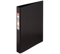 Esselte VIVIDA Archivador de plástico con 4 anillas negro | 42 mm