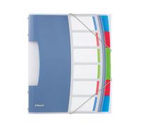 Esselte VIVIDA Carpeta Clasificadora de Fuelle DIN A4, 6 Compartimentos Multicolor