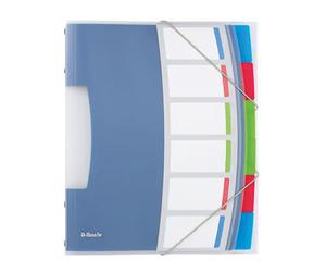 Esselte VIVIDA Carpeta Clasificadora de Fuelle DIN A4, 6 Compartimentos Multicolor