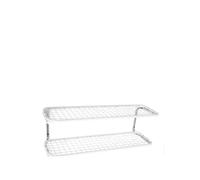 Essem Design Estante zapatero Classic 650 Blanco/cromo. 2 niveles. 100 cm