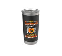 Esta loca perrita escocesa terrier ama Halloween Vaso térmico de acero inoxidable de doble pared