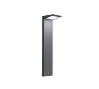 Estaca Solar Led Para Suelo De 2,2 W, Funciona Con Batería Y Fotovoltaica, Ip54, Color Gris Oscuro.