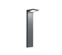 Estaca solar LED para suelo de 2,2 W, funciona con batería y fotovoltaica, IP54, color gris oscuro. - ZAFFERANO