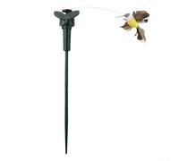 Estaca Solar Mariposa Jardín Exterior para decoración LED Estaca(bird) | realista mariposa, LED cálida, para carga solar automática, para ideal jardín patio sendero