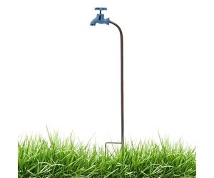 Estacas de jardín de primavera - Inserto resistente a la intemperie en forma de grifo | Decoración de patio de metal vintage al aire libre - para plantas en maceta, balcón, villa, paisaje, césped
