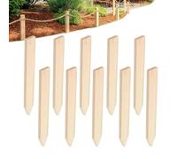 Estacas De Madera Para Plantas 10 Marcadores Decorativos de Señales | Estacas Y Soportes Para Plantas De Jardín Para Jardín, Plantas, Árboles, Cercas, Topografía, Marcaje, Límites Y