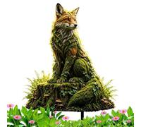 Estacas Decorativas de Jardín Esculturas Acrílicas 2D De Animales De Retro
