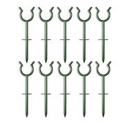 Estacas Guía para Manguera de Jardín 10 Soportes de riego y protección para | Estacas Guía De Manguera Verdes Y Soporte Para Luces Festivas Para Césped, Jardín, Macizos