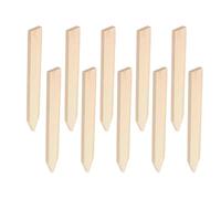 Estacas Madera Jardín 10 Marcadores Decorativos de Señales | Estacas Y Soportes Para Plantas De Jardín En Medición, Reparar Cercas, Cuerdas, Límites, Exterior, Jardín, Plantas Y