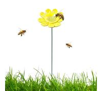 Estación de Agua para Abejas Decoración colorida y atractiva con forma de | Estación de bebida para En Balcón, Jardín, Sendero, Patio Interior, Patio, Césped, Porche, Y Exterior