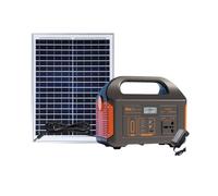 Estación De Energía Portátil 100W, 300W, 500W, Generador Solar Onda Sinusoidal Pura, UPS, Carga For Acampar, Banco Suministro Constante(500W And Solar Panel)