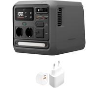 Estación de energía portátil DJI Power 1000 Mini con enchufe de carga | Batería LFP de 1008 Wh, potencia máxima de 1000 W, carga del 0 % al 80 % en 58 minutos, cargador para coche y MPPT integrados